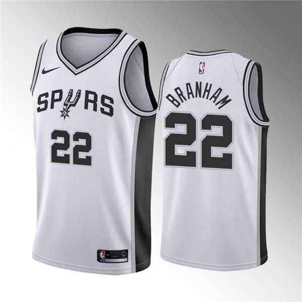 San Antonio Spurs #22 Malaki Branham White Association Edition Stitched Jersey Dzhi,We sell and wholesale San Antonio Spurs #22 Malaki Branham White Association Edition Stitched Jersey Dzhi on line form chian!